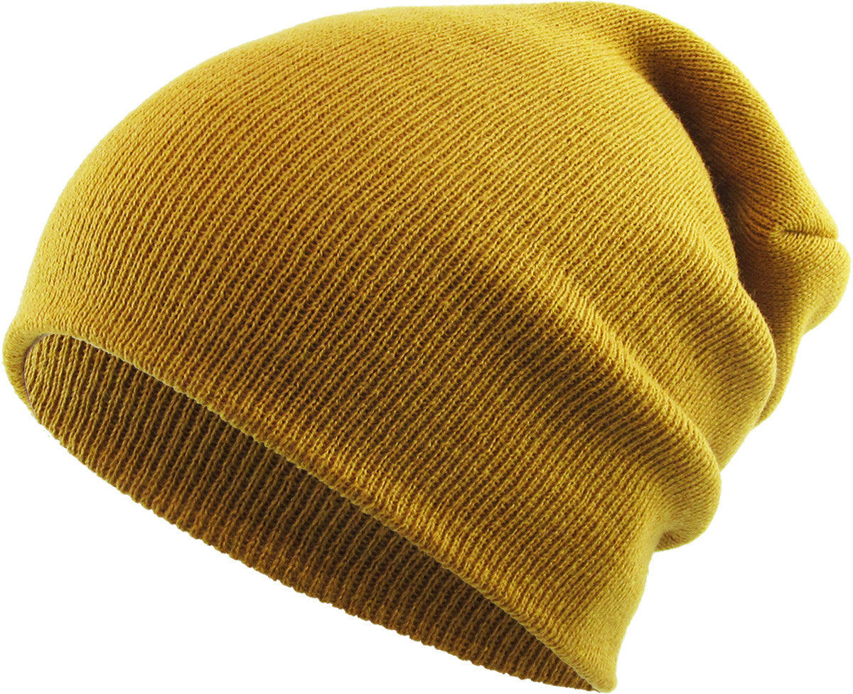Mustard Long Beanie