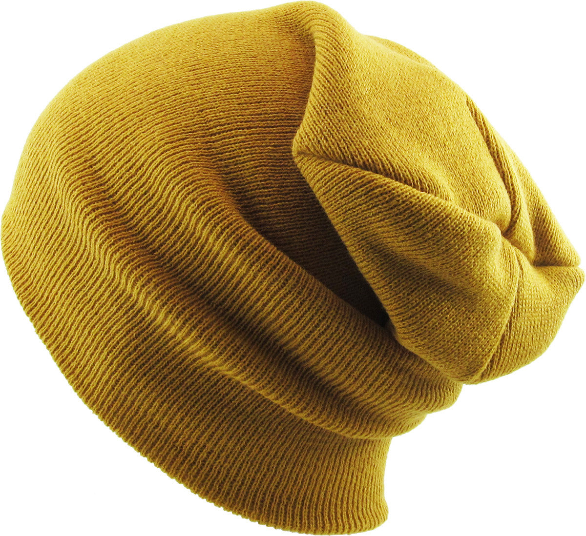 Mustard Long Beanie