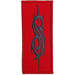 Slipknot Tribal Sign on Red Patch