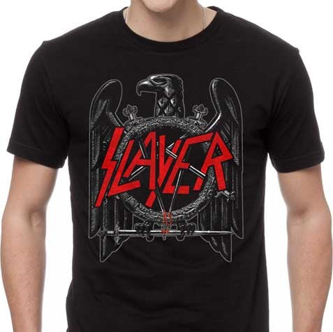 Slayer Nero Eagle T-shirt a maniche corte Uomini Slayer Nero Eagle T-shirt a maniche corte Uomini