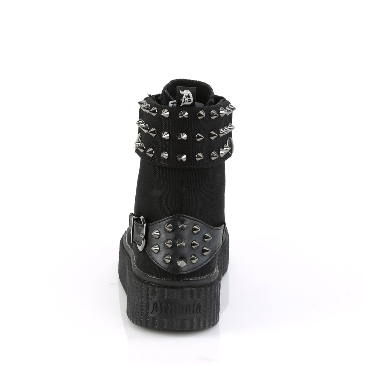 Sneeker-266 Spiked Cuff Hi Top