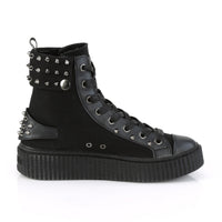 Sneeker-266 Spiked Cuff Hi Top