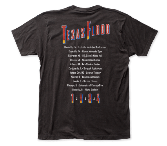 Stevie Ray Vaughan 1984 Tour