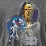 Star Wars Ep. 8 Droids Burnout T-Shirt