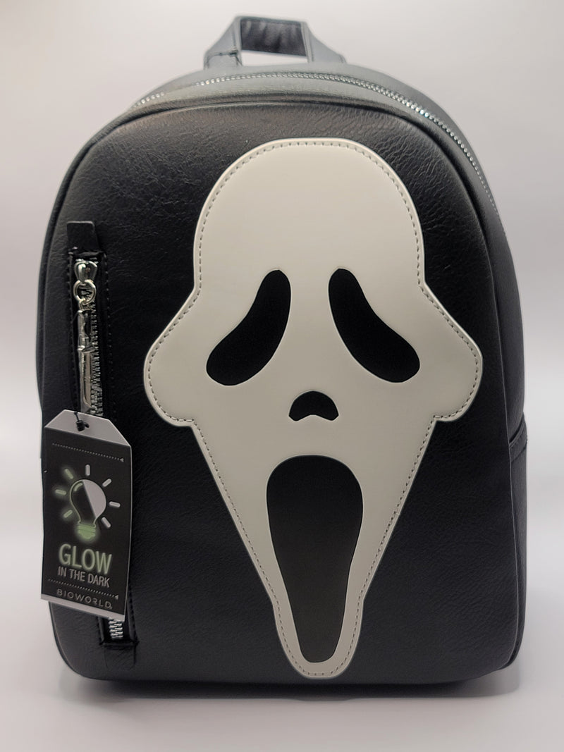 Scream Ghost Face Glow in Dark Mini Backpack