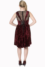 Shadow Angel Burgundy Dress