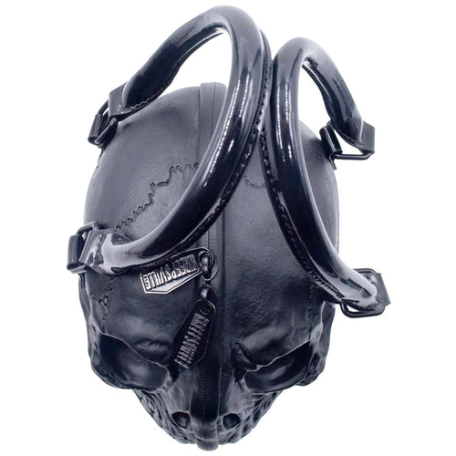 Skull Shape Handbag-Black