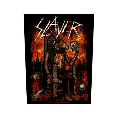 Slayer Devil on throne back pat