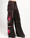 Super Skull Pant Black/Pink