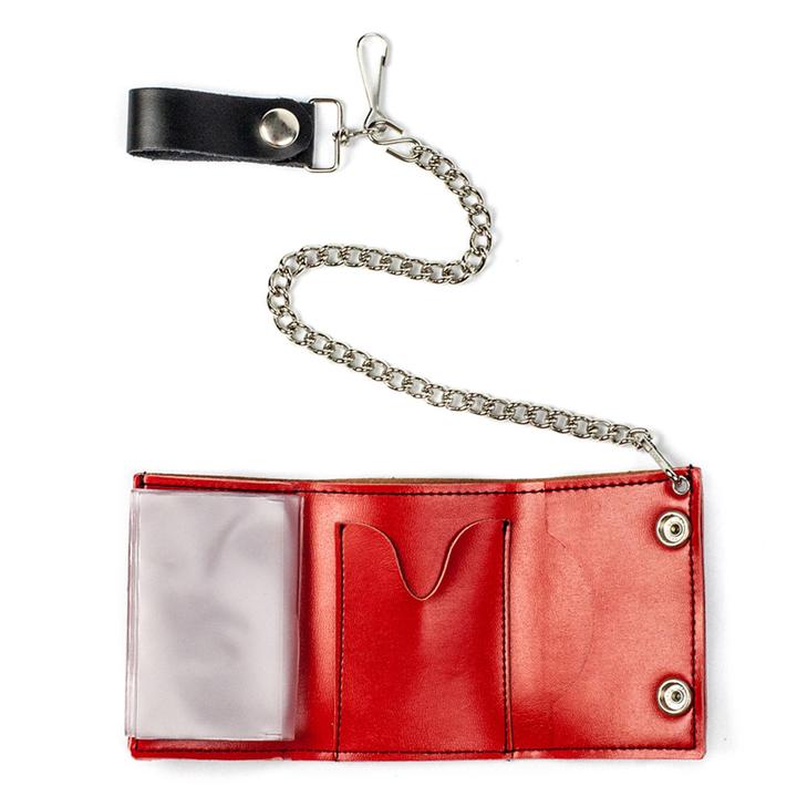 Checker Red and Black Wallet