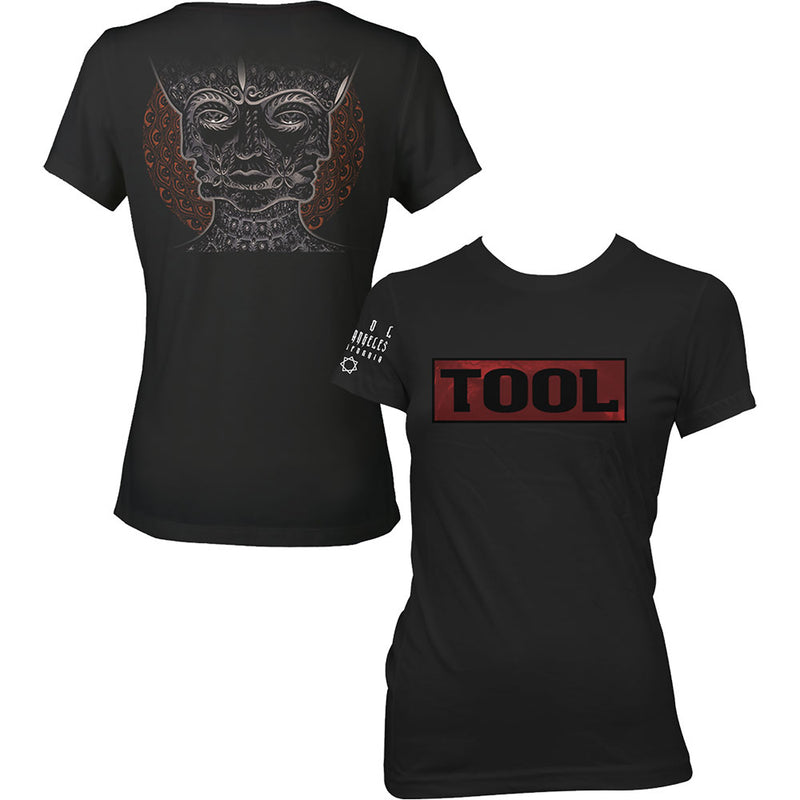 Tool Shaded Box Triple Face Ladies T-Shirt