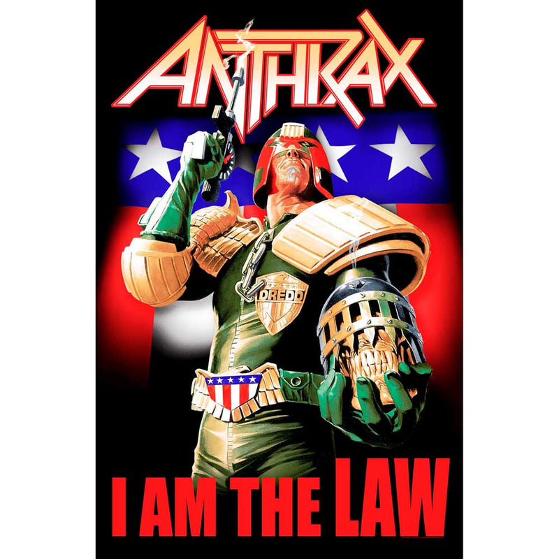 Anthrax I Am the Law Flag