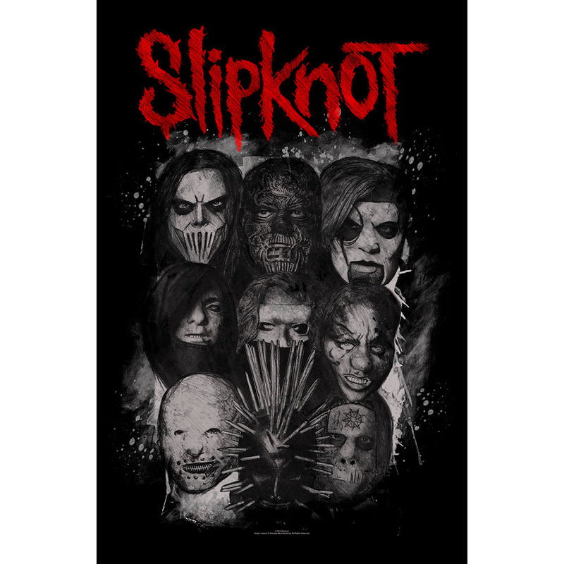 Slipknot Masks Flag