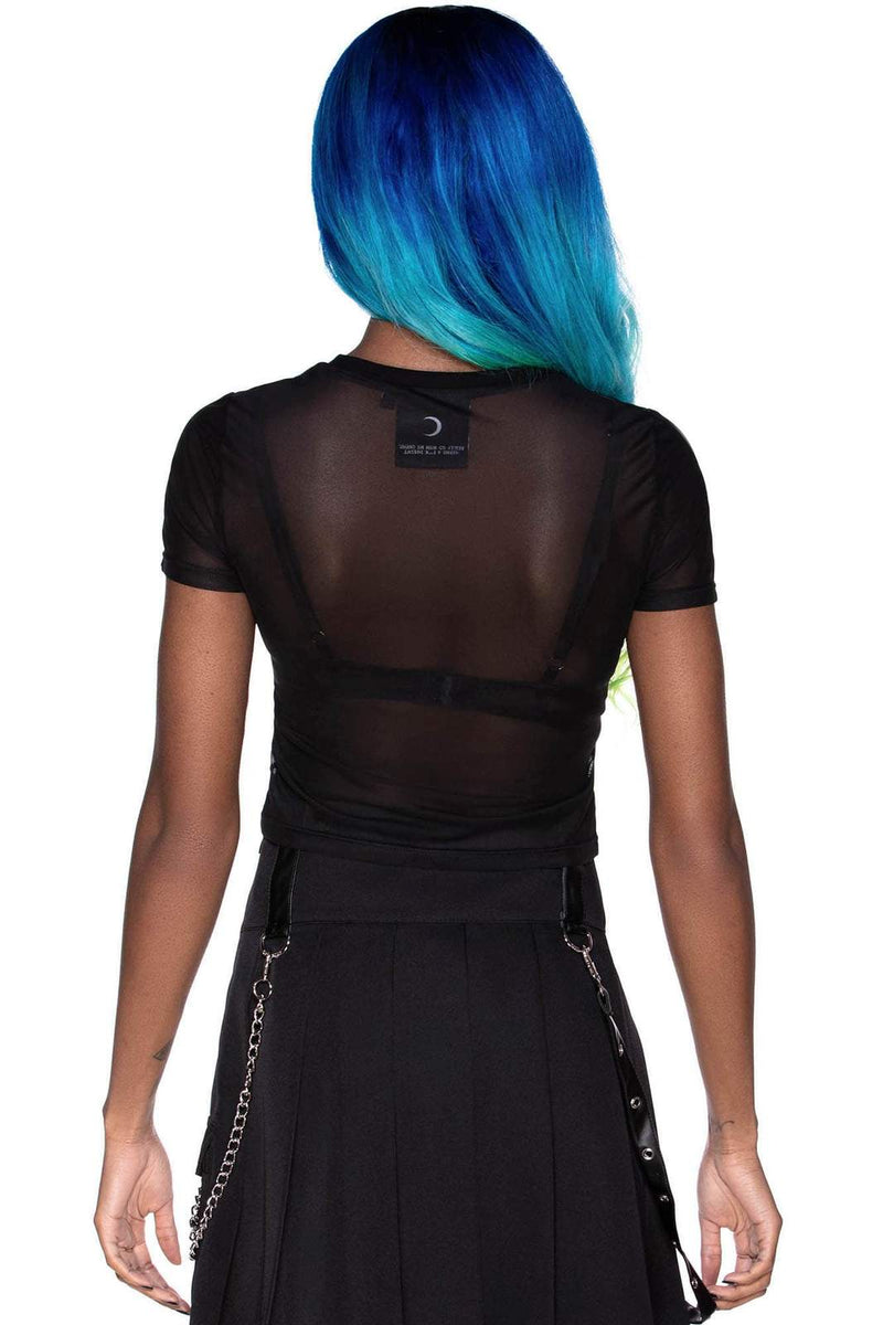 Trigger Mesh Crop Top