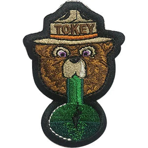 Tokey the Bear Iron-On Patch