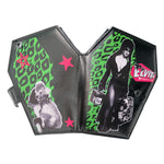 Elvira Leopard Luggage Coffin Wallet