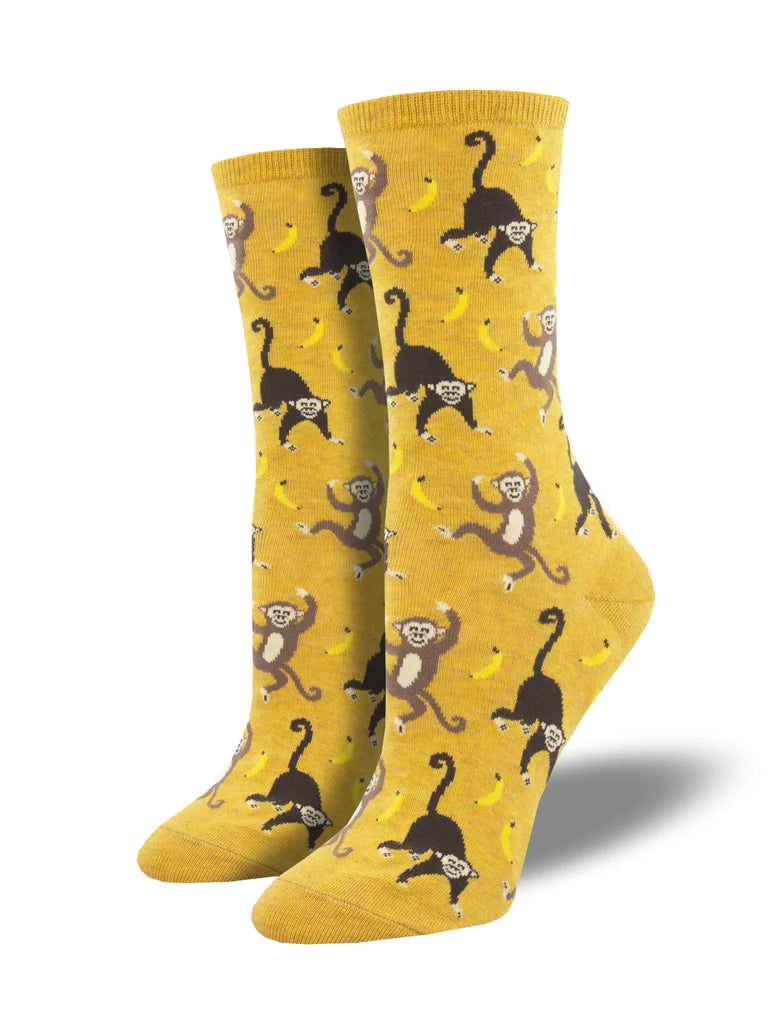 Going Bananas Women's Socks - Gold