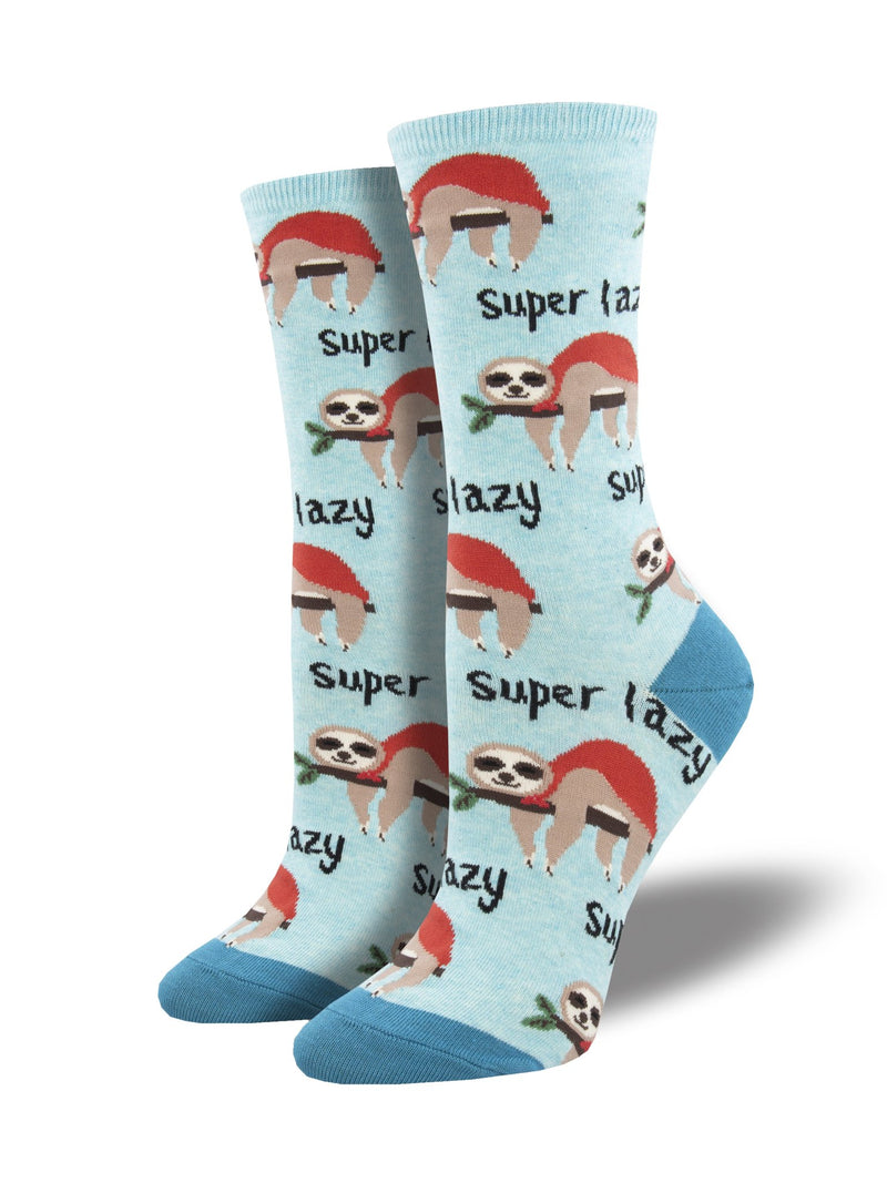 Super Lazy Blue Heather Women's Socks
