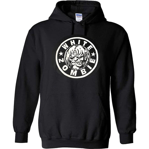 White Zombie Circle Logo Pullover