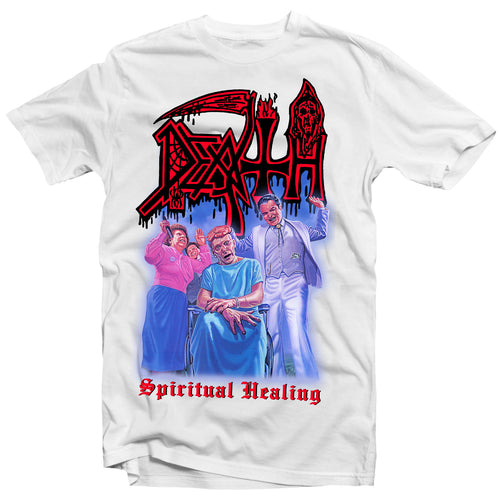 Death Spiritual Healing on White T-Shirt