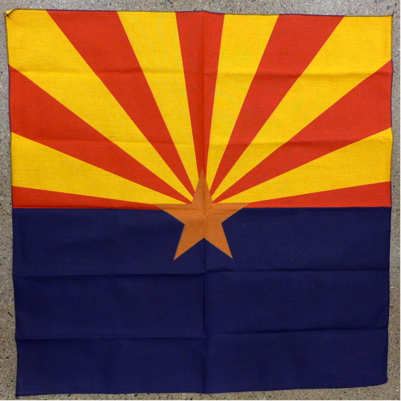 Arizona Flag Square Bandana