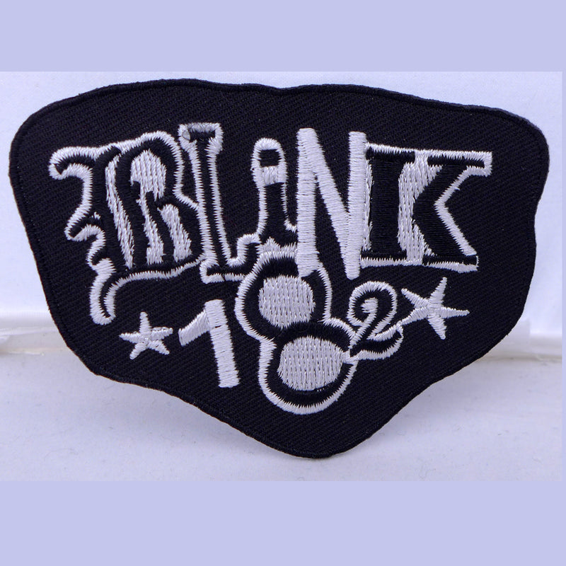 Blink 182 B/W Logo Rounded Patch