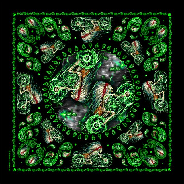 Skeleton Cycle Bandana