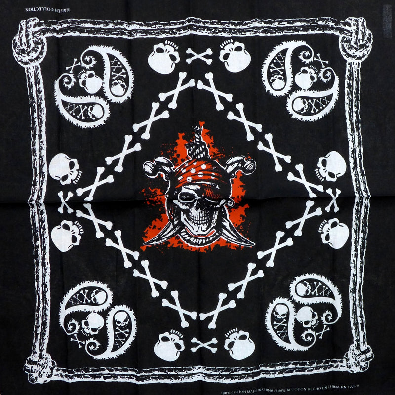 Pirate Skull Square Bandana