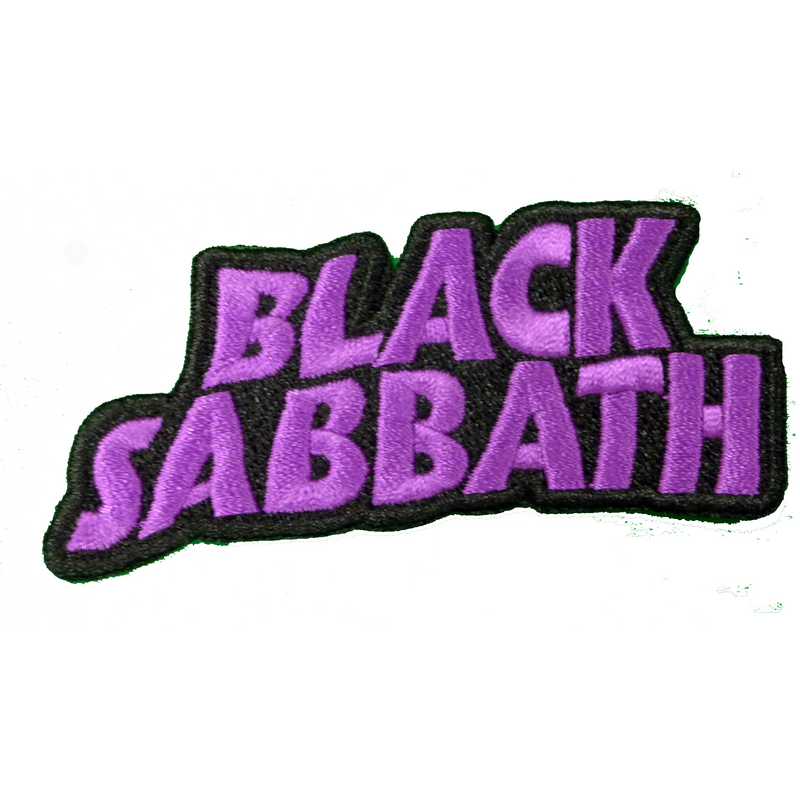 Black Sabbath Wavy Logo Patch (Blue)