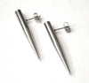 Skinny Spike Stud Stainless Steel Earring