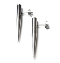 Skinny Spike Stud Stainless Steel Earring