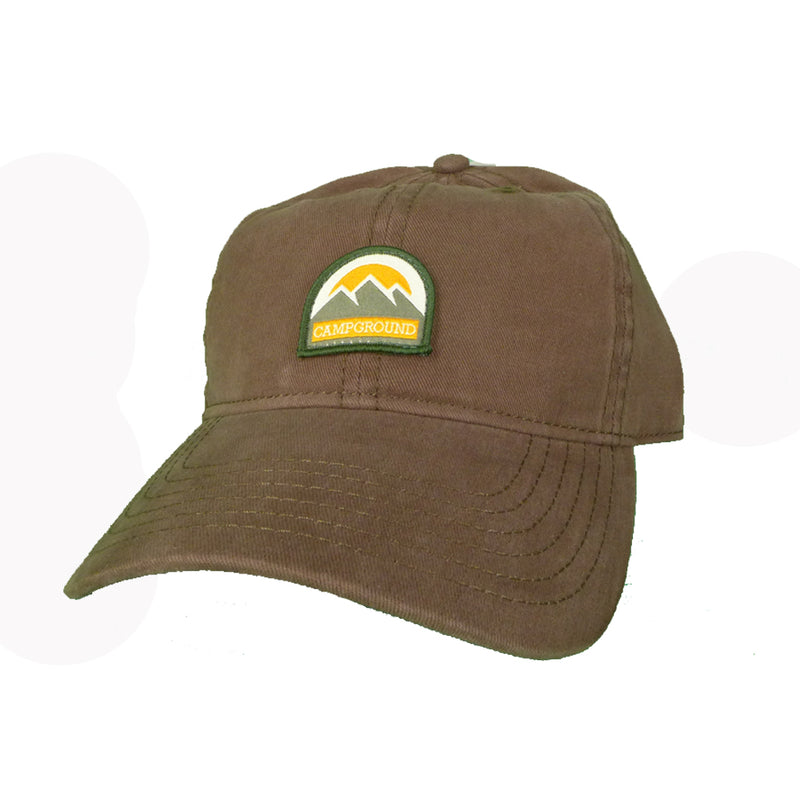 Brown Campground Dad Hat