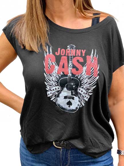 Cash Angel Wings Curved Hem