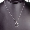 Cat Cut Out Bling Necklace