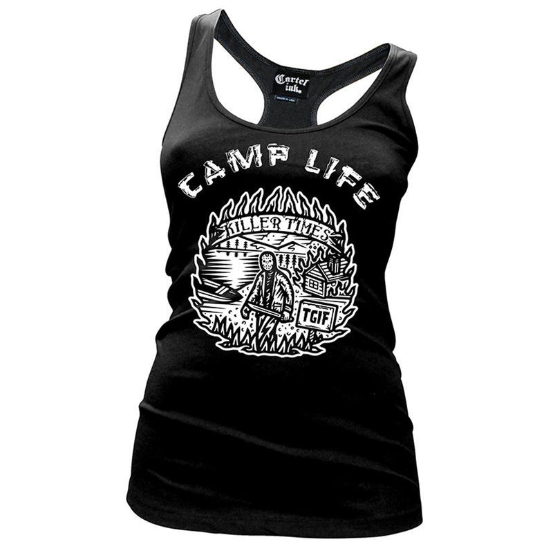 Camp Life Killer Times TGIF Racerback Tank