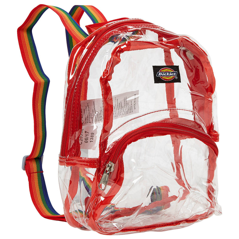 Copy of Dickies Mini Clear Rainbow Backpack