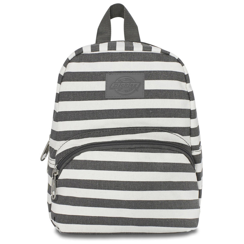 Dickies Mini Charcoal Stripe Canvas Backpack