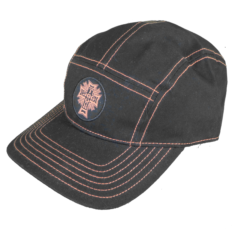 Dogtown Cross Logo Black/Red Stitching