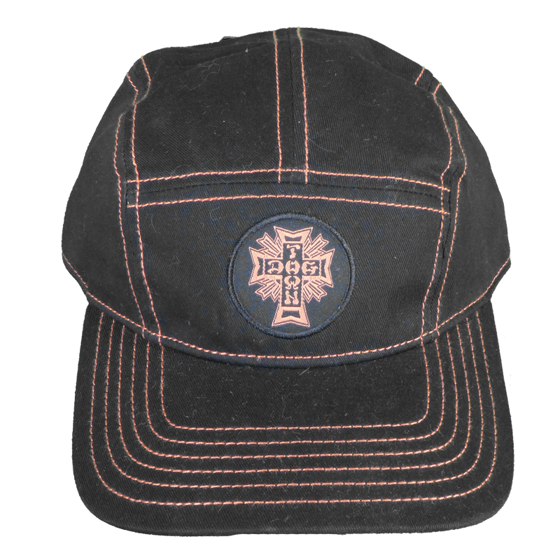 Dogtown Cross Logo Black/Red Stitching