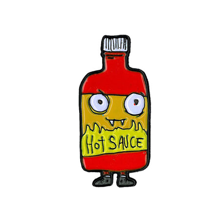 Hot Sauce Enamel Pin