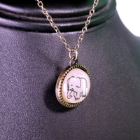 Elephant Round Necklace