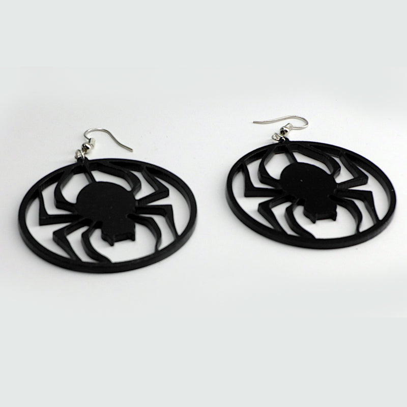 Spider Circle Earring