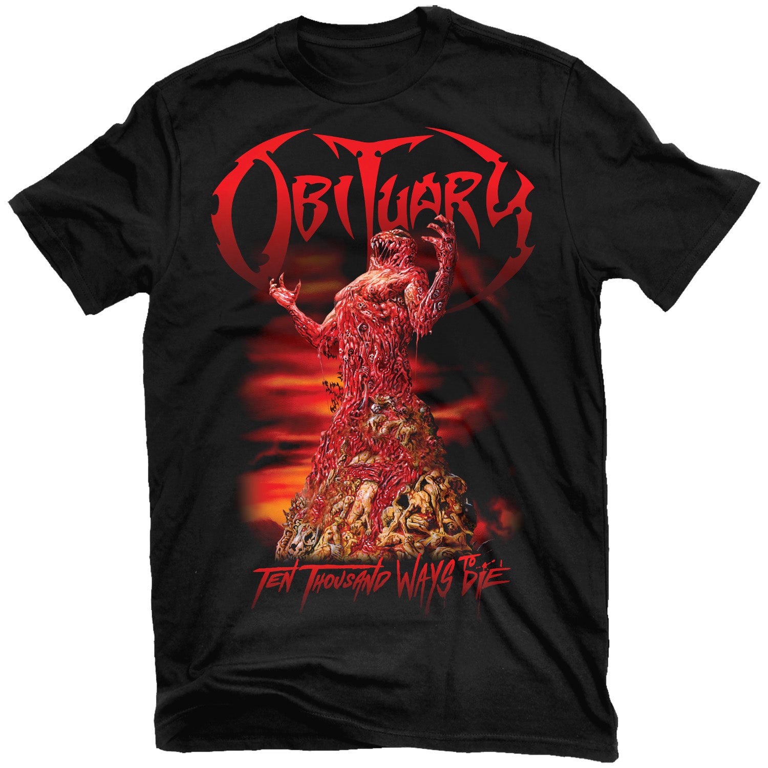 Obituary Ten Thousand Ways To Die T-Shirt – ShirtsNThingsAZ