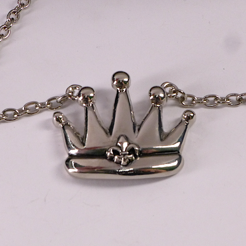 Fleur De Lis Crown Necklace