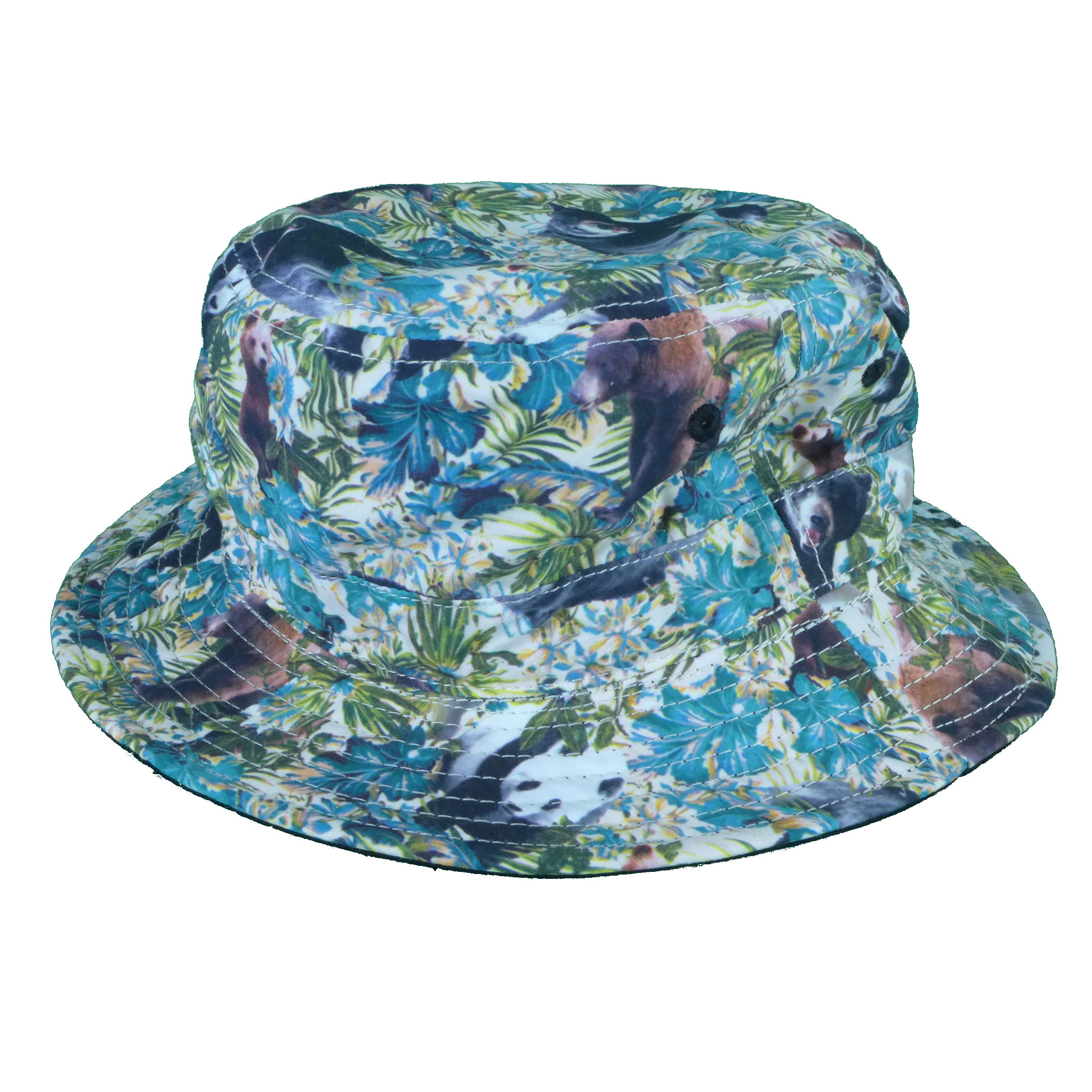 Animals w/Floral Bucket Hat