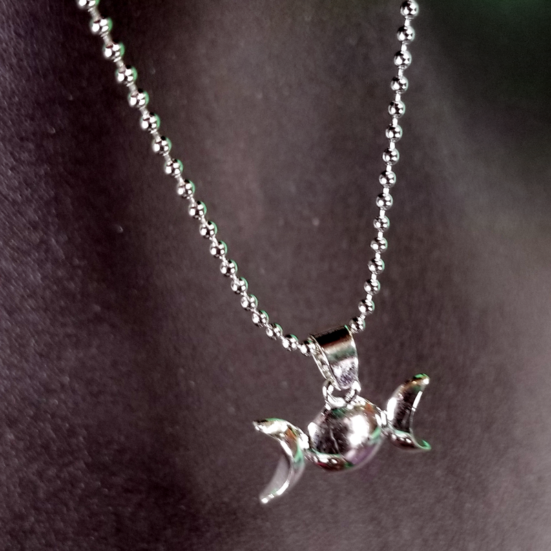Goddess Moon Symbol Mini Necklace