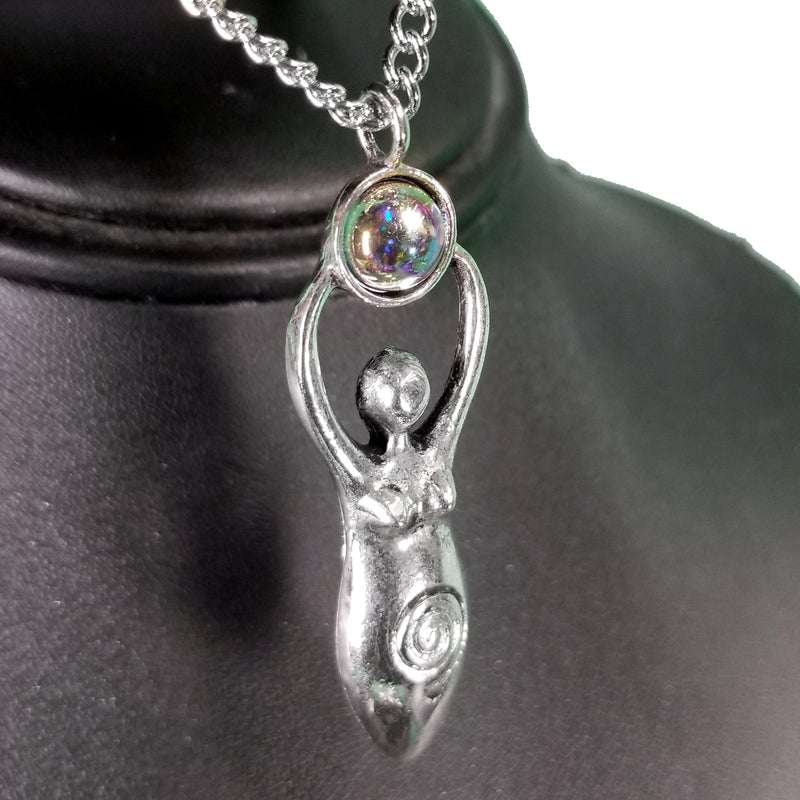 Goddess With Opal Necklace