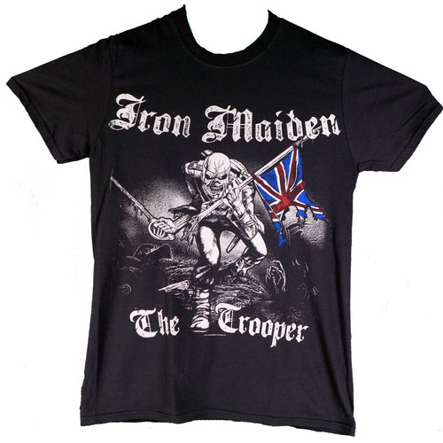 Iron Maiden Sketched Trooper Black T-Shirt