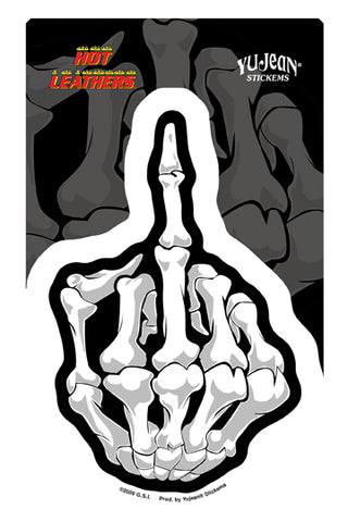 Middle Finger Die Cut Sticker – ShirtsNThingsAZ