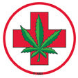 Mini Medical Marijuana Sticker